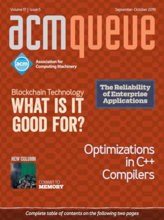 September/October 2019 issue of acmqueue