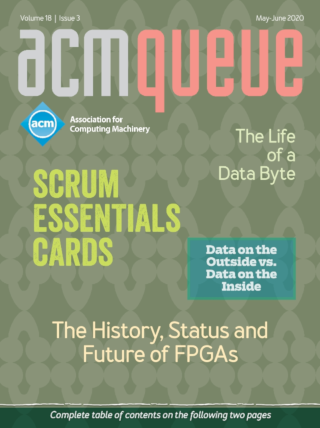 May/June 2020 issue of acmqueue